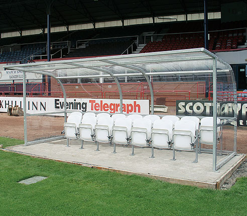 Dundee FC Stadium dugouts